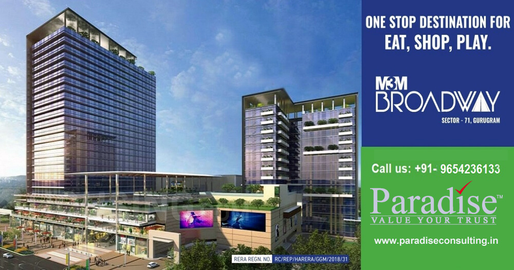 Paradise Consulting M3M Broadway Sector 71 Gurgaon